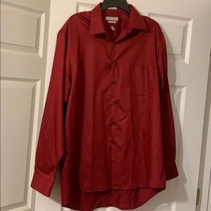 Can Heusen Rustic Men’s Lux Sateen Dress Shirt